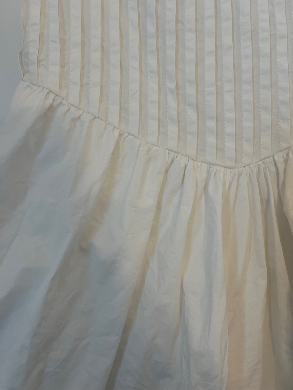 White Off-Shoulder Ruffled Midi Dress - Picture 5 of 5